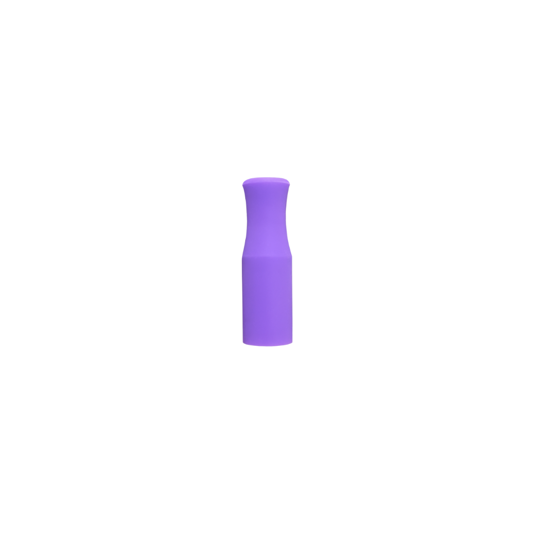8mm in diameter, purple silicone tip