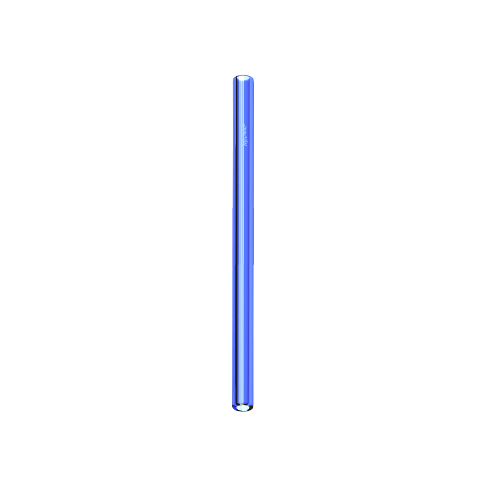 Glass Smoothie Straws, Mermaid Straw, Reusable Straw, blue glass single