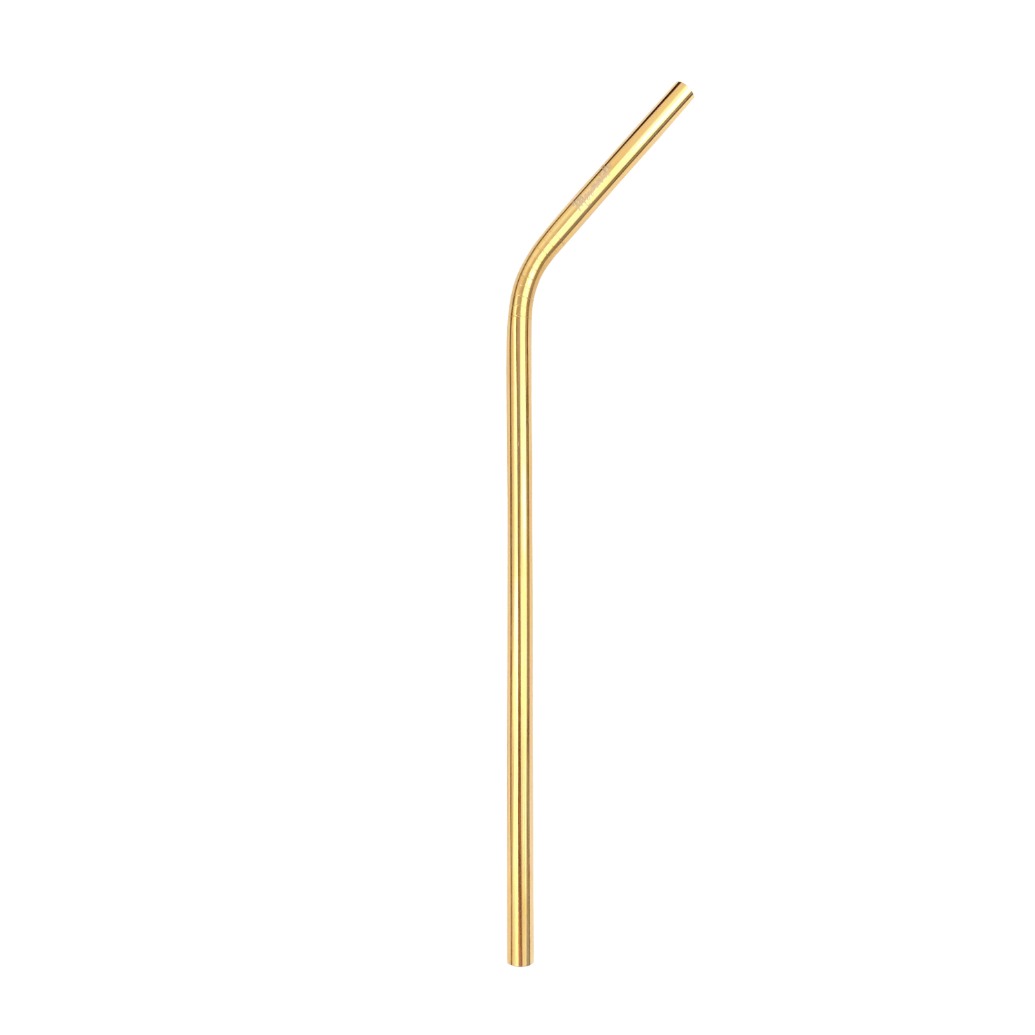 OOPS Gold Mermaid Straw, regular curved