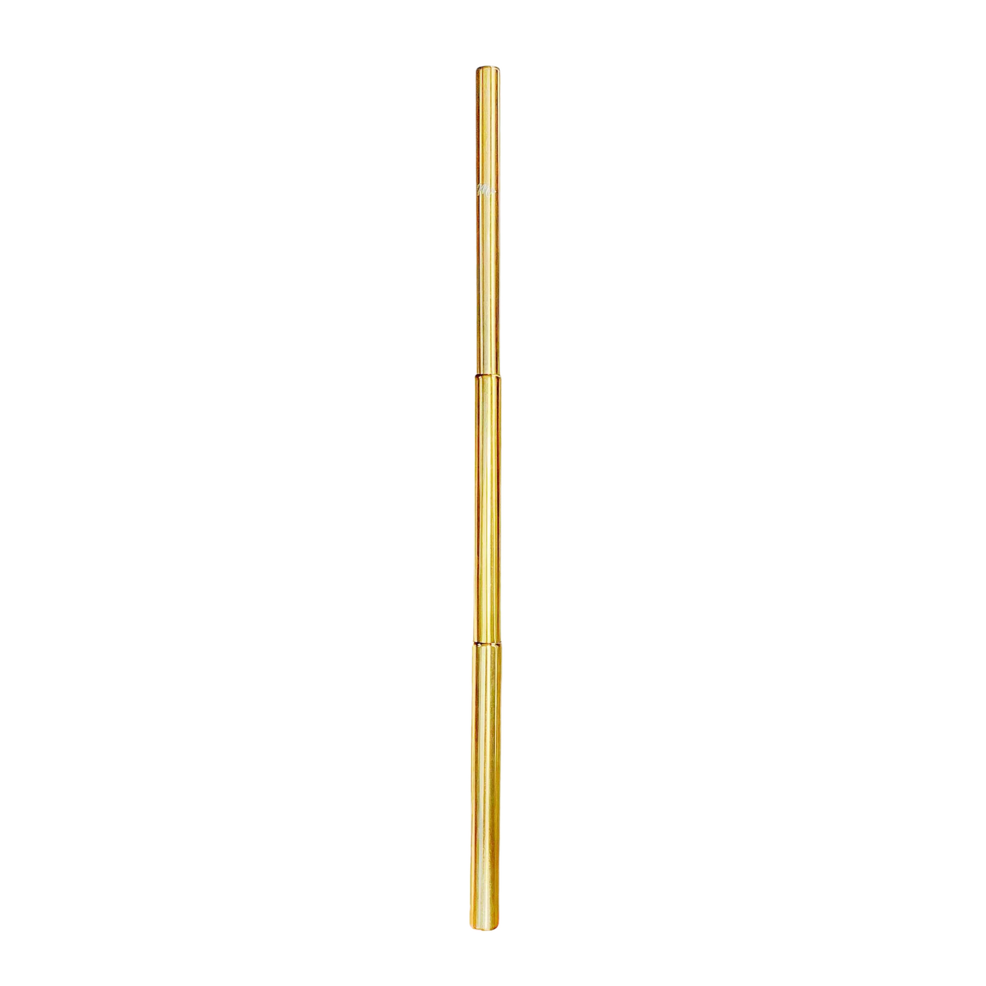 OOPS Telescopic Straw, Straw only, gold