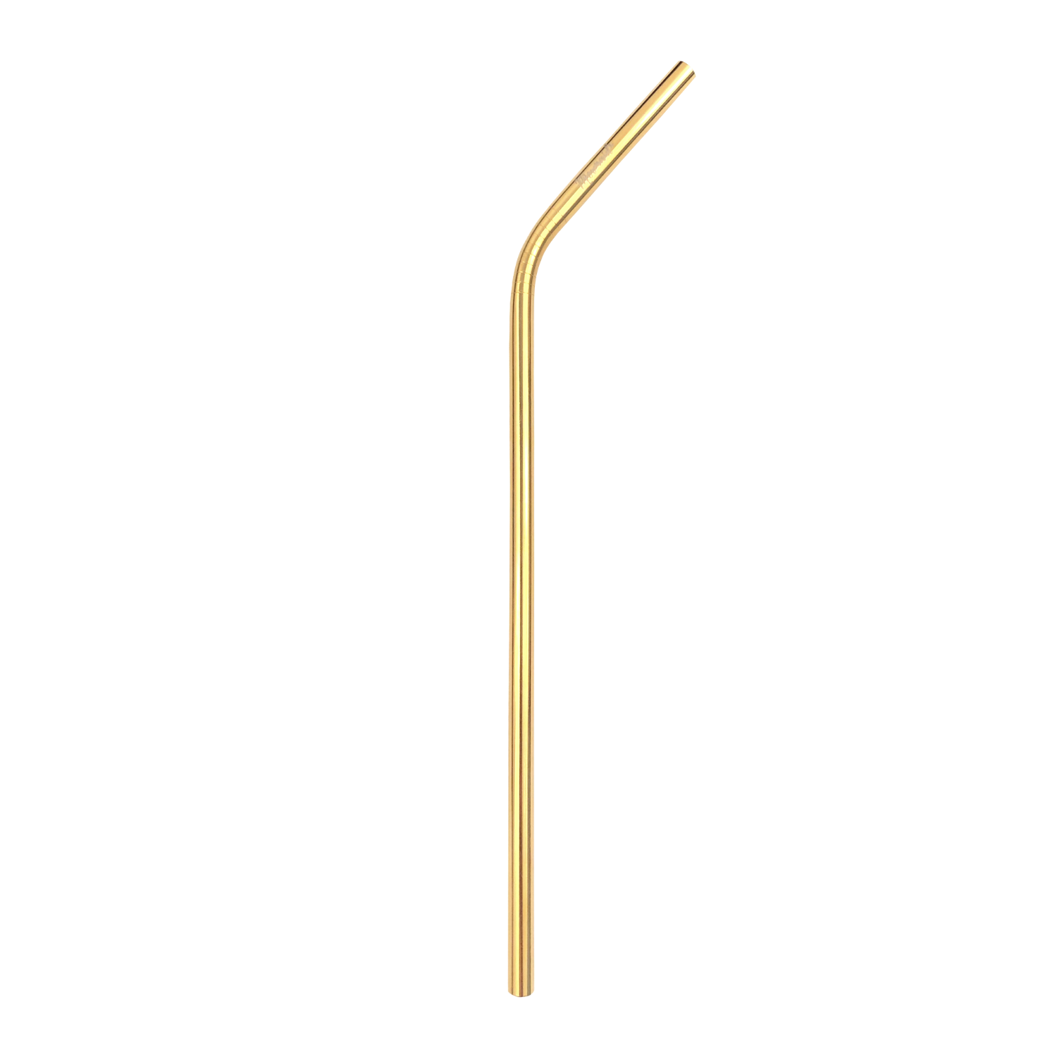 OOPS Gold Mermaid Straw, long curved