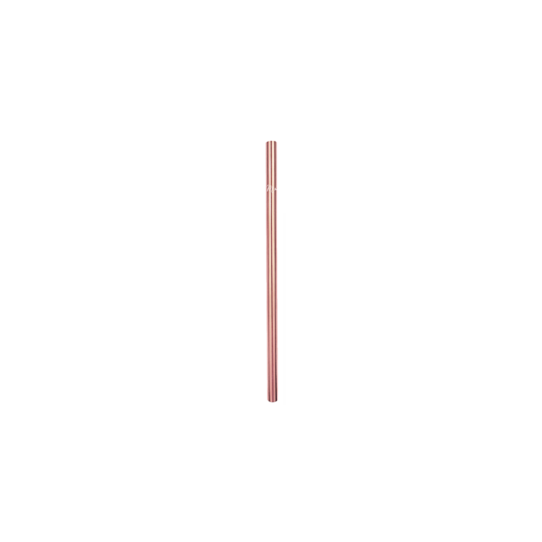 Mini Mermaid Straw, Stainless Steel Mermaid Straws, rose gold single